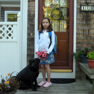 Emily and Lily - First Day of School