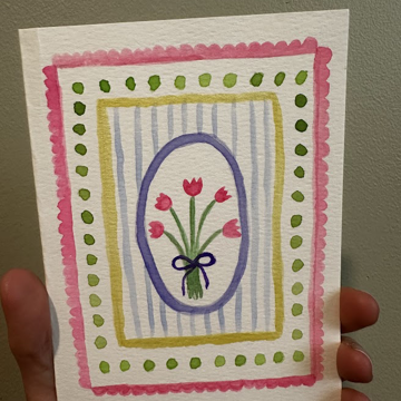 Tulip Blossoms - Watercolors