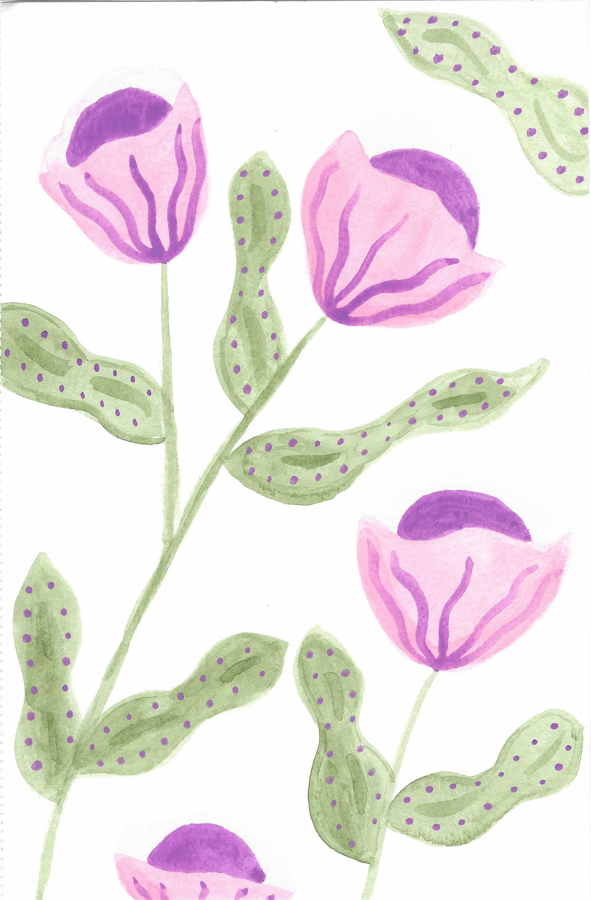 Whimsical Poppies